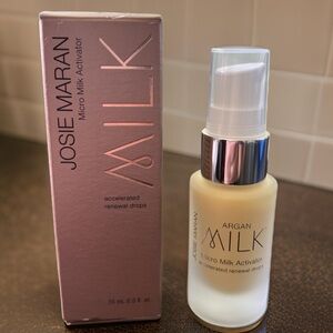 NWT~ Josie Maran Micro Milk Activator Exfoliating, Brightening Serum ~0.5 fl.oz.